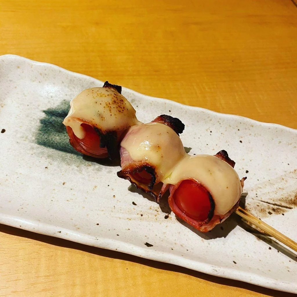 ((ベーコントマトチーズ巻き串))